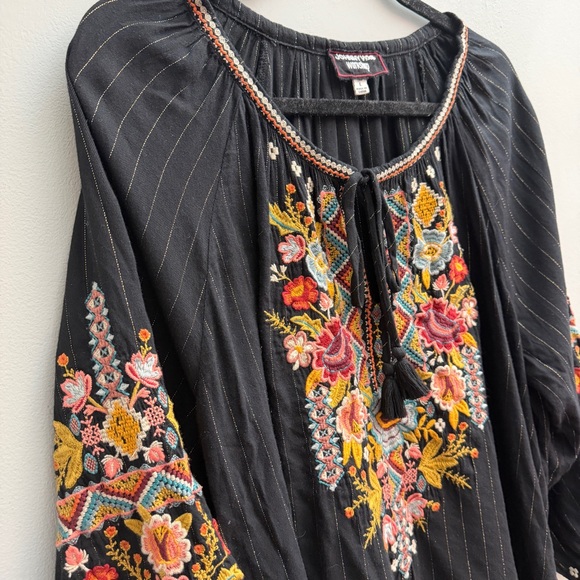 Johnny Was Clancy Peasant Blouse, Size Large - Picture 4 of 9